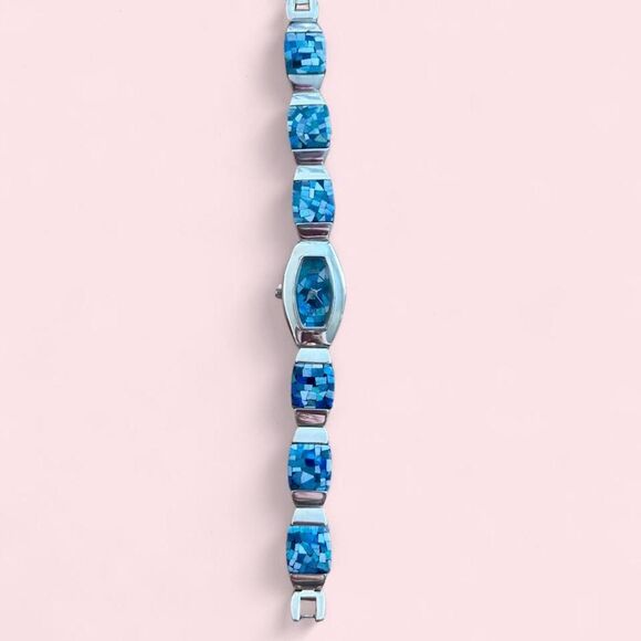 Vintage Croton Sterling Silver Opal Inlay Watch main image 6